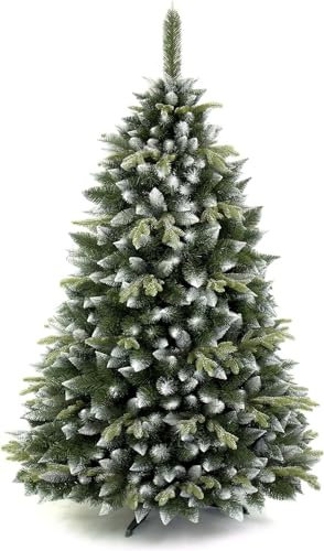 AmeliaHome Künstlicher Weihnachtsbaum 220 cm Tannenbaum Christbaum Kiefer PVC Weihnachtsdeko Diana
