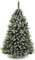 AmeliaHome Künstlicher Weihnachtsbaum 220 cm Tannenbaum Christbaum Kiefer PVC Weihnachtsdeko Diana
