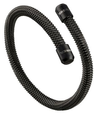 Breil, Collezione New Snake, Bracciale Unisex in Acciaio Satinato IP Gun, Leggero, Morbido e Malleabile, Indossabile in Diversi Modi, Lunghezza 22 cm, Color IP Gun