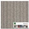 casa pura Carpet Tile Vienna, Loose Lay Carpet Tiles 50x50 cm | Bitumen Back Commercial Floor Carpet Squares for Interior, Carpet Plank Boards, 4 Pieces (1 m²) | Brown - Striped