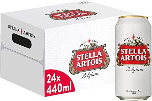 STELLA ARTOIS Birra Lattina, Pacco Da 24 x 44 Cl