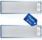 VIOKS Set 2x Fettfilter Ersatz für AEG Dunstabzugshaube Filter 405534414/9 - Metall 512x160mm