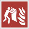 Symbol Schild Löschdecke 20x20cm Kunststoff nachleuchtend ASR A1.3 ISO7010