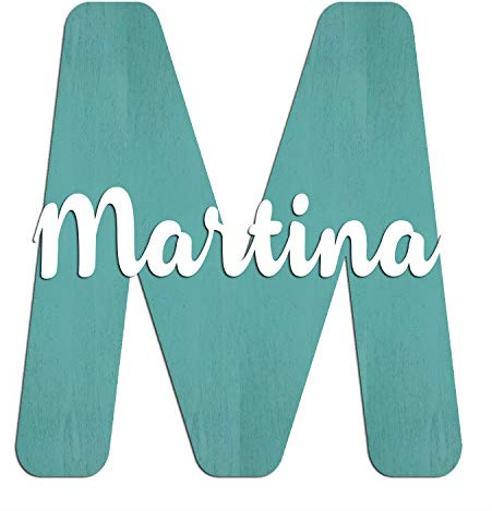 Letra inicial nombre relieve | Decoración infantil | Decoración bebé | | Decoración en Madera | Decoración Infantil con Nombre | Cartel para Puerta y Pared | Lulamuk