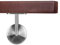 Handlauf Holzhandlauf VKT 42 x 42 mm Wandhandlauf Buche gebeitzt auf Wenge Halter rund 100 cm 2 Halter