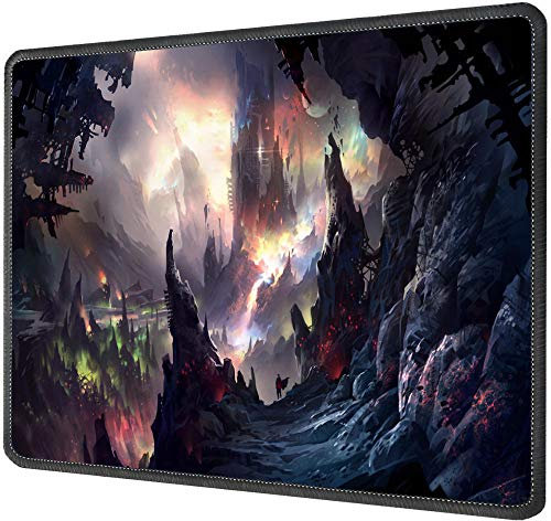 Mouse Pad Psichedelico,Gaming Anime Carino Large XL Mouse Pad Mousepad-Laptop Desk Pad,Tastiera del computer e Mouse Combo Pad Tappetino per mouse 250x300x2mm