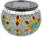 Uonlytech Mosaic Solar Light Outdoor Color Changing Crystal Glass Globe Ball Light LED Table Lamp Waterproof Night Light for for Garden Patio Party Yard Decorations