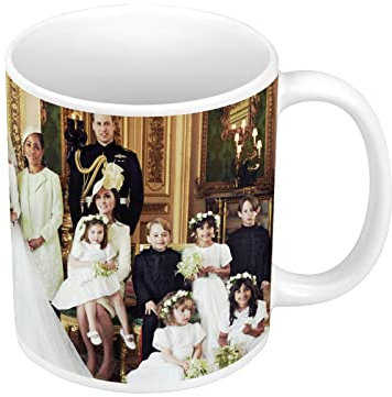 Fabulous Mug Céramique Queen Elisabeth II Mariage Megan Harry Reine d'Angleterre