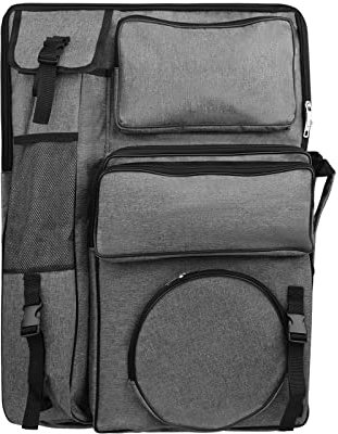 Zeichenbrett Rucksack A3 Tragetasche mit Schultergurt Transporttasche Multifunktionale Tasche Zeichenplatten Tragbar Transportmappe 54 x 39 cm Wasserdicht Zeichenplattentasche für Zeichnung Künstler