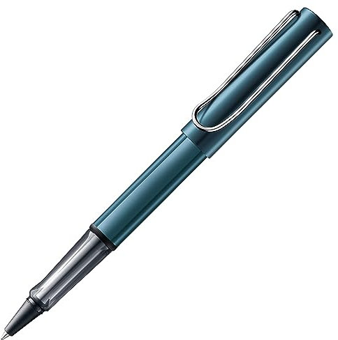 LAMY AL-star leichter Tintenroller aus robustem Aluminium mit ergonomischem Griff und selbstfederndem Metallclip - inkl. Tintenrollermine LAMY M 63 M