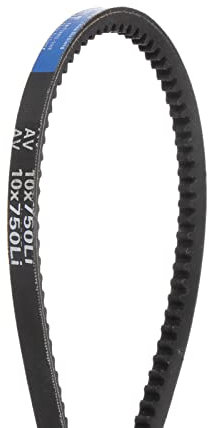 sourcing map Zahnriemen 750mm Innen gürtel 10mm Breite Gummi Antriebsriemen für Kraftübertragung