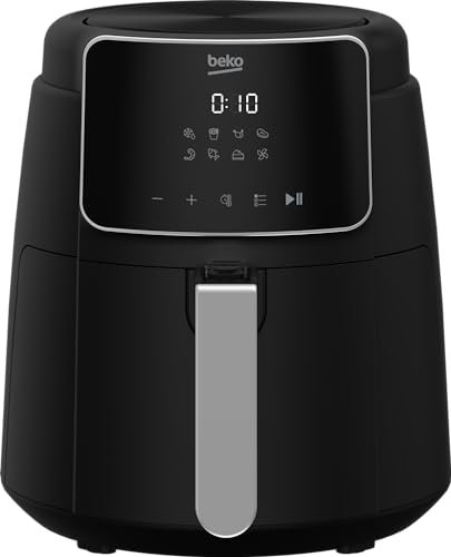 BEKO Friggitrice ad aria digitale FRL2244B, potenza 1500W, 8 programmi di cottura automatici, capacità 4,7 L, rivestimento antiaderente