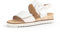 Gabor Damen Keilsandalen, Frauen Sandalen,Moderate Mehrweite (G),Keilsandaletten,Keilabsatz,Wedge-Heel,flach,Bianco/mus(Kork/cr),37.5 EU / 4.5 UK
