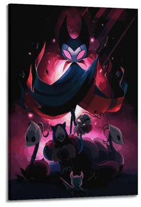 Poster Hollow Knight Charakter Spiel Poster Dekorative Malerei Leinwand Wandposter und Kunstdruck Moderne Familie Schlafzimmer Dekor Poster 20 x 30 cm