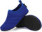 SAGUARO Chaussons Maison pour Enfants Chaussures Antidérapantes pour Garçons Chaussures avec légères Bleu Foncé 18/19 EU