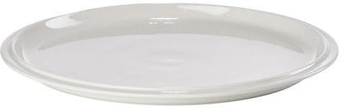 Zone Denmark Eau Speiseteller – Porzellan Teller für Hauptgerichte – Platzsparendes Design - Spülmaschinengeeignet – Ø 24 x 1,7 cm – Offwhite