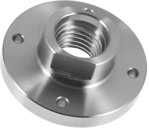 Hemobllo Replacement Chuck Faceplate for Wood Lathe Steel Woodworking Lathe Chuck Faceplate