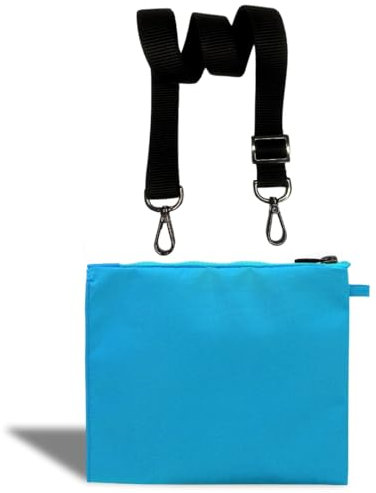 modulabag ® Wandelbare Mini Tasche mit verstellbarem Gurt, kleine Tasche, Taschen klein, hochwertig, Clutch, Gürteltasche, Brust Tasche, Crossbody Tasche, Taschen Mini (türkis)