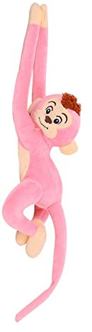 Fellflying Peluche Singe, 65CM Hanging Monkey, Peluche Singe À Suspendre, Singe en Peluche Suspendu À Bras Long, Coton PP, Doux & Mignonne Jouet Peluche Cadeau pour Les Enfants ()