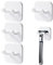 pcsfoe 4 Stück Rasierer Halterung Dusche,Rasierhalter Dusche,Rasierhalter Ohne Bohren,Rasierer Halterung,Rasiererhalter Dusche,Halterung Rasierer Dusche Für Bad Küche Toilette Büro(Schwarz)