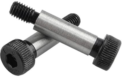 KSeSii Sechskantschraube aus hochfestem Stahl M5 M6 M8 M10 ~ M20 12,9, Schulterlagerbolzen 8 ~ 200 mm (35 mm (2 Stück), M5 Shoulder Durchmesser 6 mm