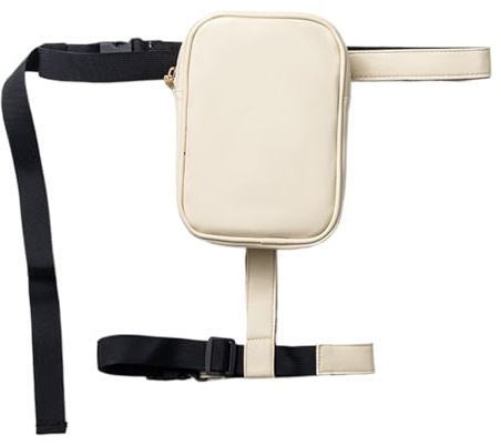 Oberschenkelgurt Beintasche – Wandern Taille Oberschenkel Bauchtasche | Wasserdicht Abnehmbar Mode Motorrad Holster für Rennrad Radfahren, weiß, Refer to Description, Unisex