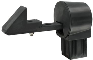 Arrêt de Portail Battant - Arrêt Composite Noir Automatique - Système de fermeture automatique résistant - Réglable 28 à 86 mm - Fabrication française