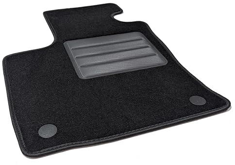 DHCarMats Fußmatte für Fahrerseite, geeignet für Renault Twingo 2 2007-2014 | Passgenaue Fußmatte für Fahrerseite, hergestellt in Italien