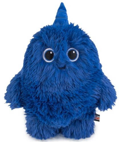 FLUFFWUFFS Mungo, Plüschtier | Niedliches blaues Plüschtier mit Dutt | Kuschelige Figur–Beschützer, Lehrer | Gute-Nacht-Umarmung | Sicher und umweltfreundlich | Geschenk für Kinder, Babys und Sammler
