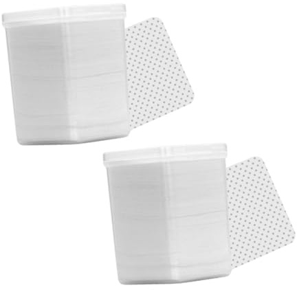 Nagelreinigungstücher 2 Boxen aus Chemiefaser, Weiß