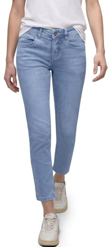 Street One 7/8 Slim Leg Jeans im Casual Fit Light Blue Random wash 27