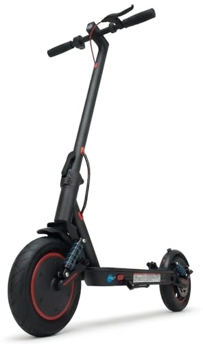 Ninboo S10 E-Scooter für Erwachsene – V‑Doppelfederung, 350‑W‑Motor (500 W Spitze), 32 km Reichweite, 10″ Vollgummireifen, Doppelbremssystem – klappbarer Elektroroller mit App‑Steuerung