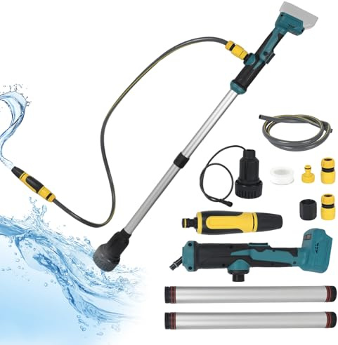 Cordless Stick Water Transfer Pump Compatible with Ma-Kita 18-21V Battery, 1400 GPH Portable Submersible Pump for Pool, Garden, Pond, Boat, Rain Barrels Draining (Compatible with Ma-Kita)