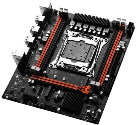 Kit scheda madre X99 con CPU 2676 V3 e DDR3 da 16 GB (2 * 8 GB) 1600 MHz doppio for computer da ufficio(Motherboard+CPU)