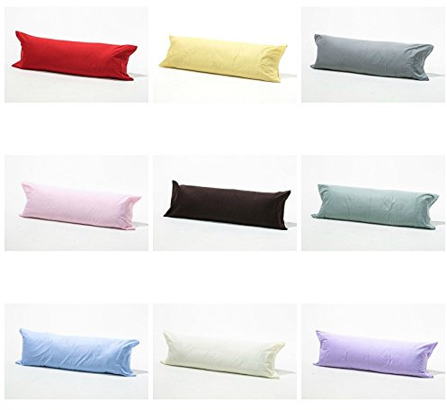 Bolster Pillowcases 100% Polycotton Blend product 6 Feet (72), Mid Blue