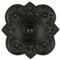 A29 Wired Iron Doorbell Chime Push Button in Black Powder Coat Finish Vintage Decorative Door Bell with Easy Installation