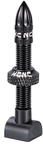 KCNC Aluminium Tubeless Ventil-Set 38mm schwarz