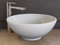 Aqua Bagno | Rundes Waschbecken, Design Aufsatzwaschbecken, Waschschale, Keramikwaschbecken, Handwaschbecken | 40 cm