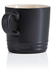 LE CREUSET Stoneware Mug, Large, Black, 350 ml