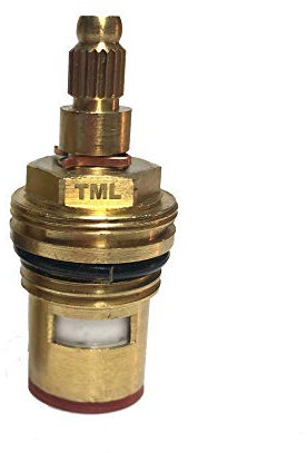 Damixa kompatibles Ersatz-Kartuschenventil (13297 im Uhrzeigersinn geöffnet), kompatibel mit Modellen Venus Architect Saturn Jupiter Titan Tradition Serie 16