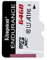 Kingston SDCE/64 GB High Endurance microSD Card 64 GB, Black/ White