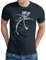 OM3® Bicycle Fahrrad T-Shirt - Herren - Vintage Radsport Radfahrer - Navy, XL