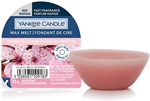 Yankee Candle Duftwachs Wax Melts | Cherry Blossom | bis zu 8 Stunden Duft | 1 Stück, Klein
