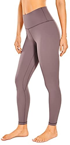 CRZ YOGA Damen Naked Feeling Leggings Sporthose High Waist Yogahose Sport Leggins Fitness Yoga Hose - 64cm