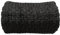 styleBREAKER Damen Strick Stirnband 2-Farbig mit Ombre Farbverlauf, Thermo Fleece Futter, Winter Headband 04026057, Farbe:Schwarz-Dunkelgrau