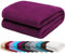 L.E.M.B. Hometrends Kuscheldecke Decke Wohndecke Tagesdecke Sofadecke Fleecedecke Mikrofaser Strokkur 220 x 240cm cm vsb-Beere
