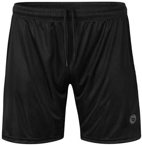 STARK SOUL® Herren Sport Short -Active-, Sporthose, Trainingssportshort - Farbe: Schwarz - Größe: L