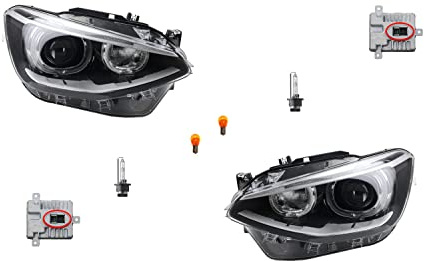 Johns, Scheinwerfer passend für BMW 1er F20/F21 11/10-02/15 Leuchtm. Set L+R + Steuerg.