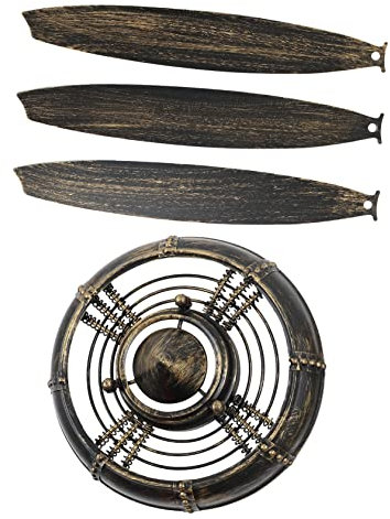 ORFOFE Retro Propeller Wanddekoration aus Eisen für Büro und Zuhause