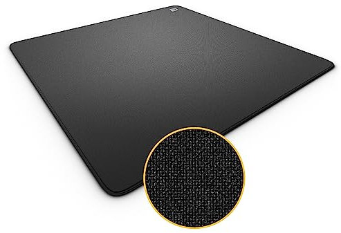 ENDGAME GEAR EM-C Plus Serie XL Mauspad, FPS Gaming-Oberfläche, Eingefasste Kanten, Gewebte Stoffoberfläche, Japanische Poron-Basis, 500mm x 500mm x 3mm, Schwarz